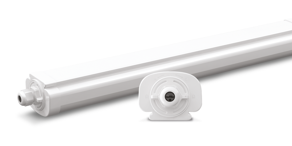 Etanche OSLO 50W 130 lm/W 1500mm câble trav, 4000K, détection 3 états