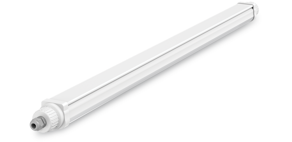 Étanche OSLO 2, 36W, 160 lm/W, 120cm CCT, traversant DALI Push