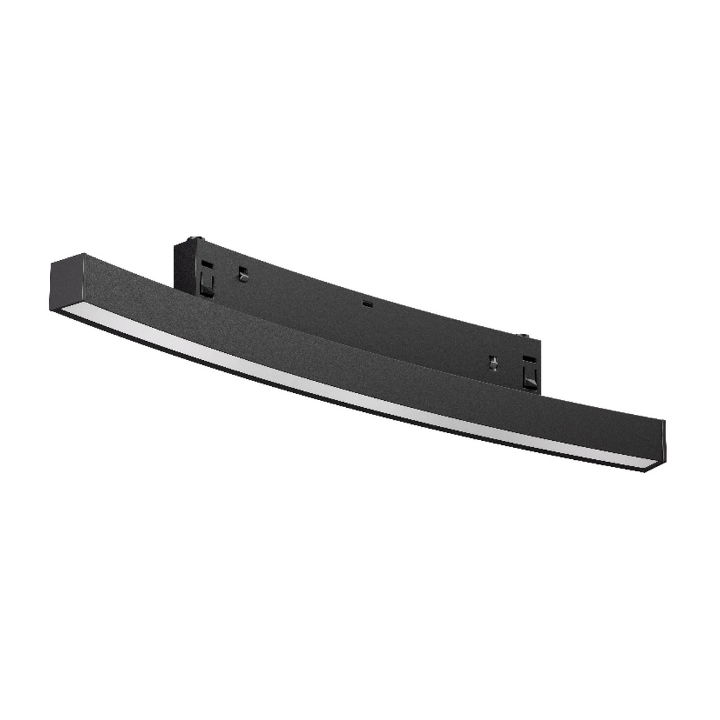 XNET LINEAR LIGHT FITTING for CURVED PROFILE DALI 7.2W 48V DC 300mm CRI.90 3000K SBK (5.1.2)