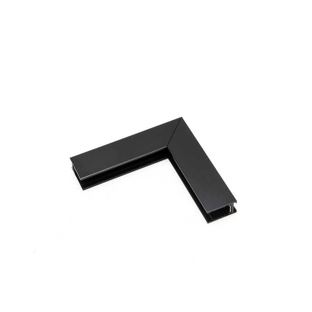 XCLICK S SURFACE CONNECTOR 90grd, INTERNAL ANGLE, DIF. PLANES 48V DC IP20 BK
