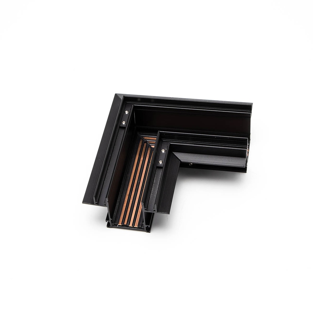 XCLICK M RECESSED CONNECTOR 90grd SAME PLANE 48V DC IP20 BK