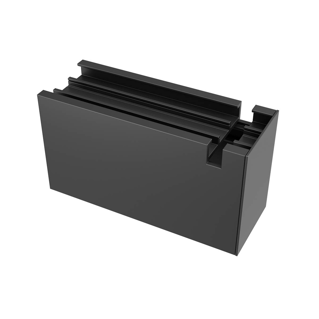XCLICK M SURFACE STRUCTURAL ELEMENT TRACK 10cm with CIRCUIT for 48V DC IP20 BK