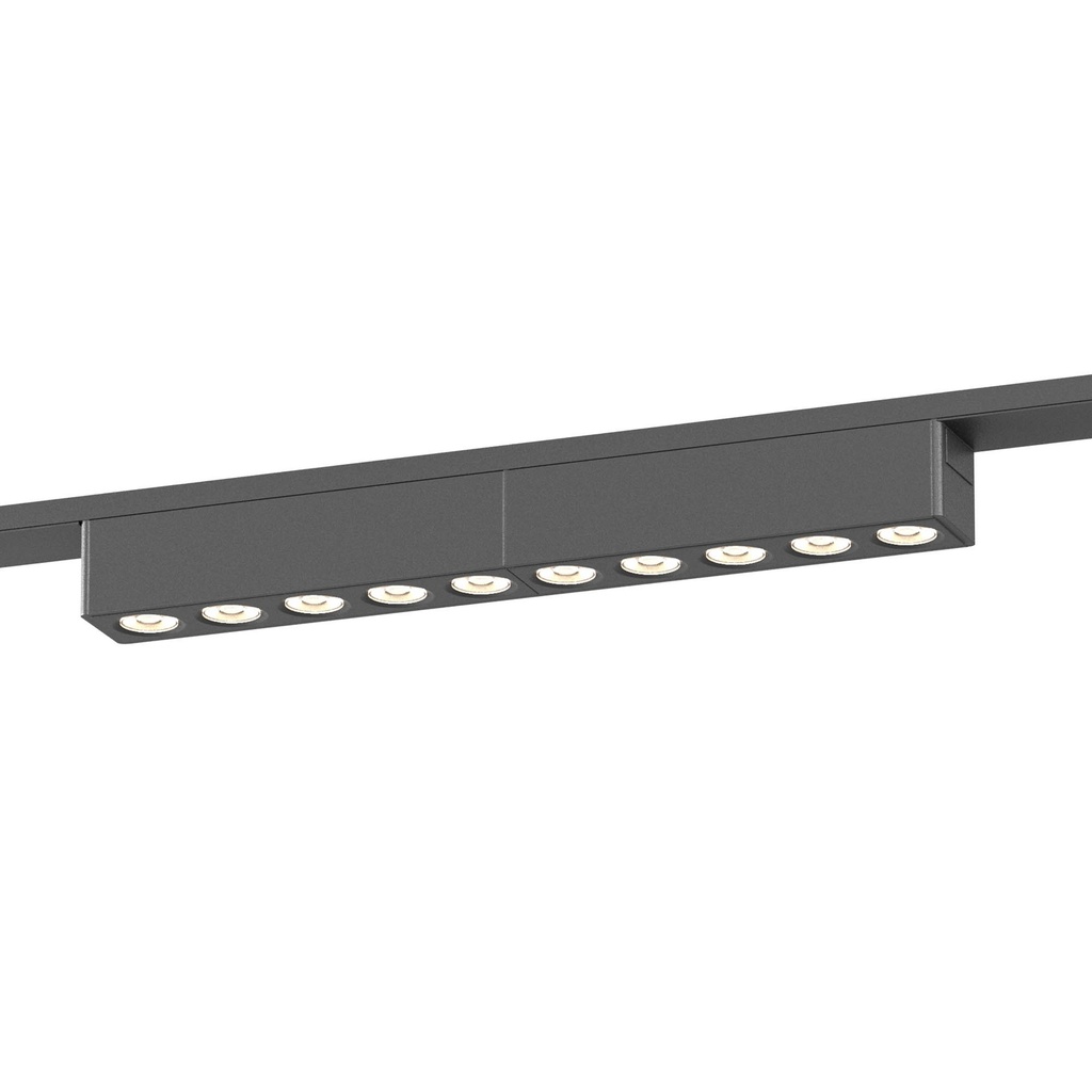 XTINY MAGNETIC LINEAR GRILLE 230mm 12W 48V DC 24dgr 3000K CRI.90 SBK (5.1.2)