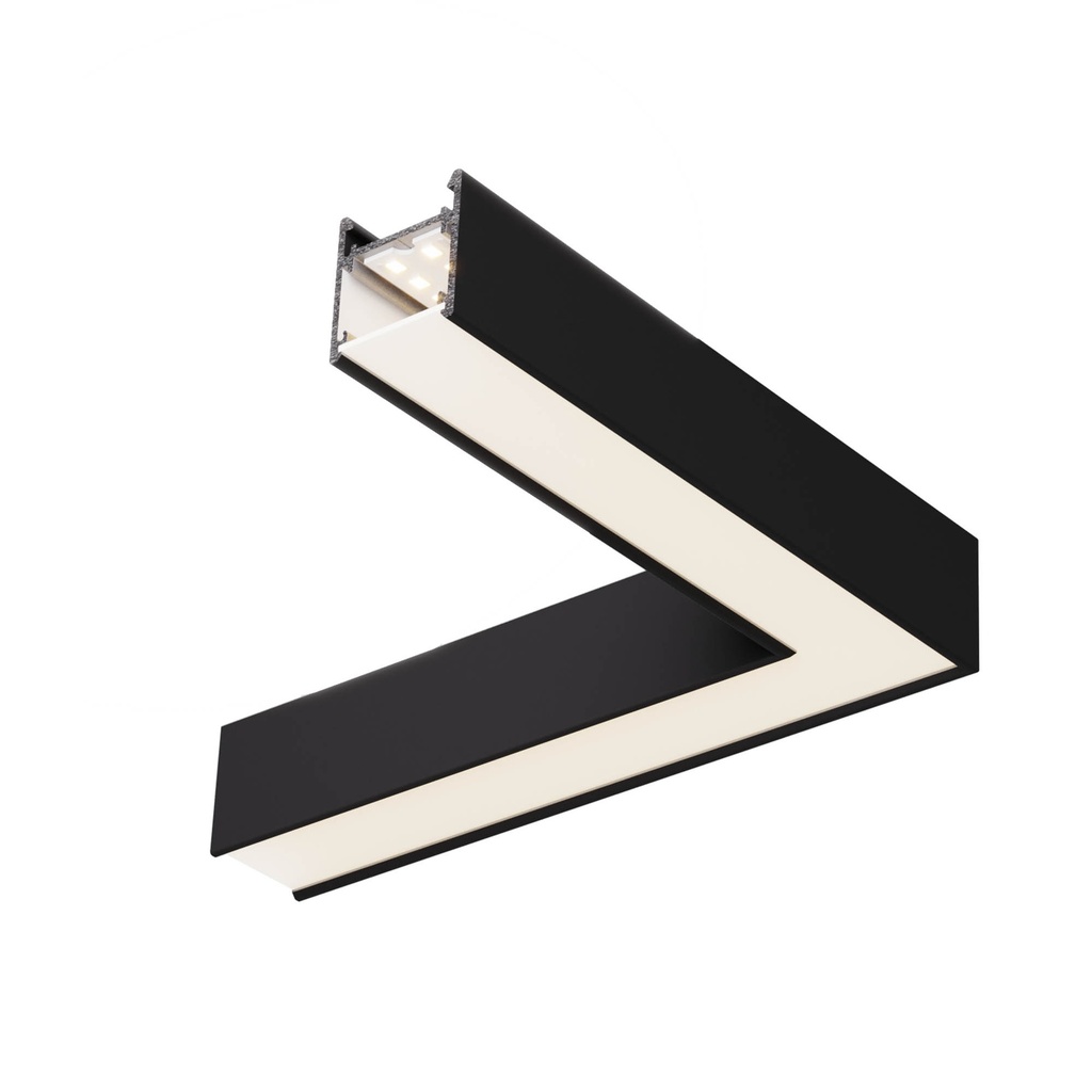 XFREE S SURF./SUSP. L-shape CONNECTOR 10W 220-240V AC 3000K 100dgr SBK (5.1.2)