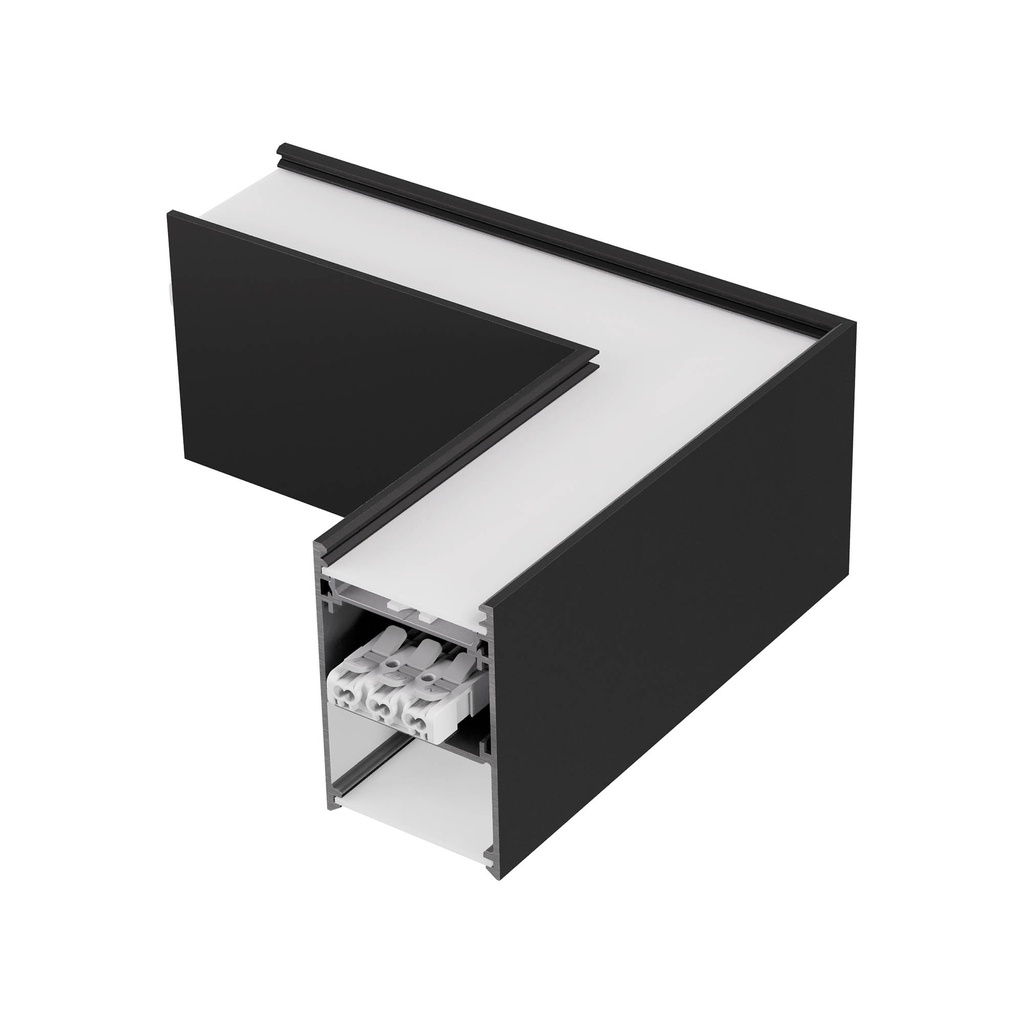 XFREE M SUSP. L-shape CONNECTOR D/I 8W/3W 220-240V AC 4000K 100dgr SBK (5.1.2)