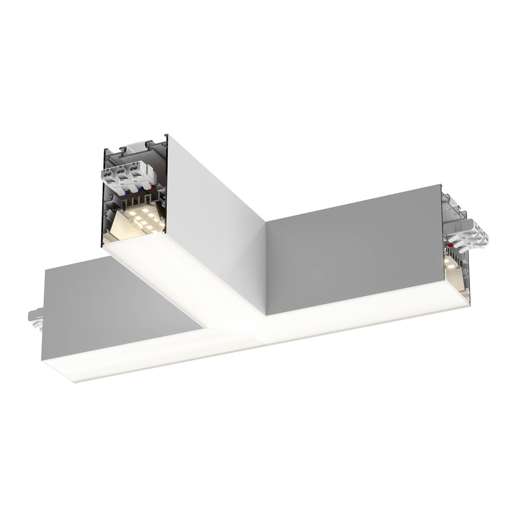 XROPE UGR SURF./SUSP. T-shape CONNECTOR 14W 220-240V AC 4000K UGR<19 CRI.90 IP40 80dgr SWH (5.1.2)