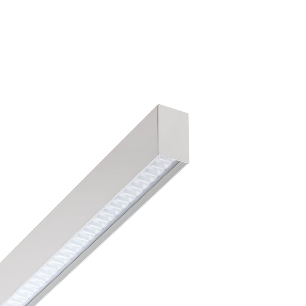 XUNO SYSTEM SURF./SUSP. LIGHT FITTING 60W 220-240V AC 3000K CRI.90 1480mm IP20 60° UGR<16 SWH (4.1.2)