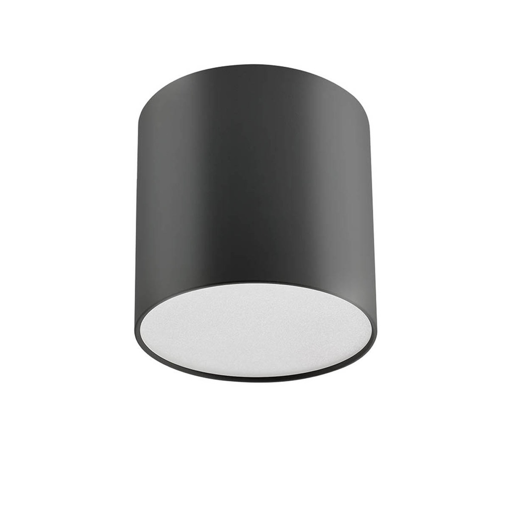 XROLL RND. CEILING FITTING 9W 220-240V AC 4000K CRI.80 IP44 120° MBK (5.1.2)