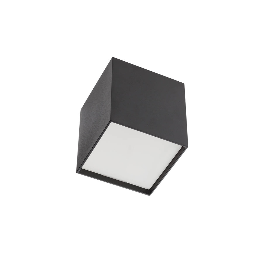 XSMOOTH SQ. CEILING FITTING 10W 110-240V AC 3000K CRI.80 IP20 120° SBK (5.1.2)
