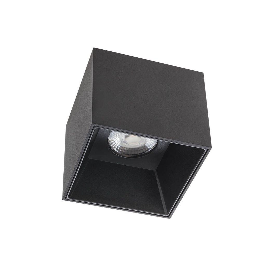XCORE SQ. CEILING FITTING 18W 220-240V AC 2700K CRI.80 IP20 38° UGR<10 MBK (5.1.2)