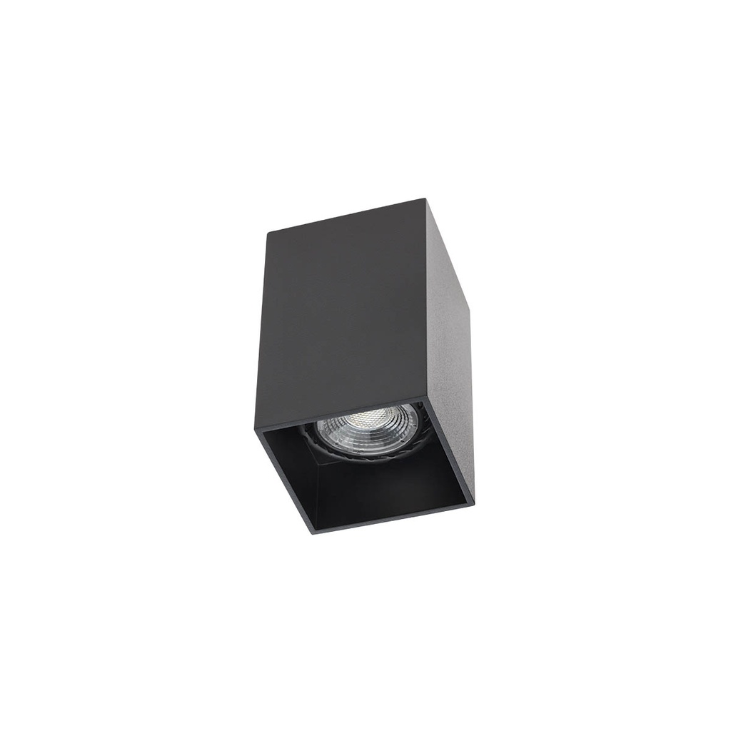 XCARD SQ. CEILING FITTING GU10/PAR16 1x50W max. 230V AC IP20 UGR<10 SBK (5.1.1)