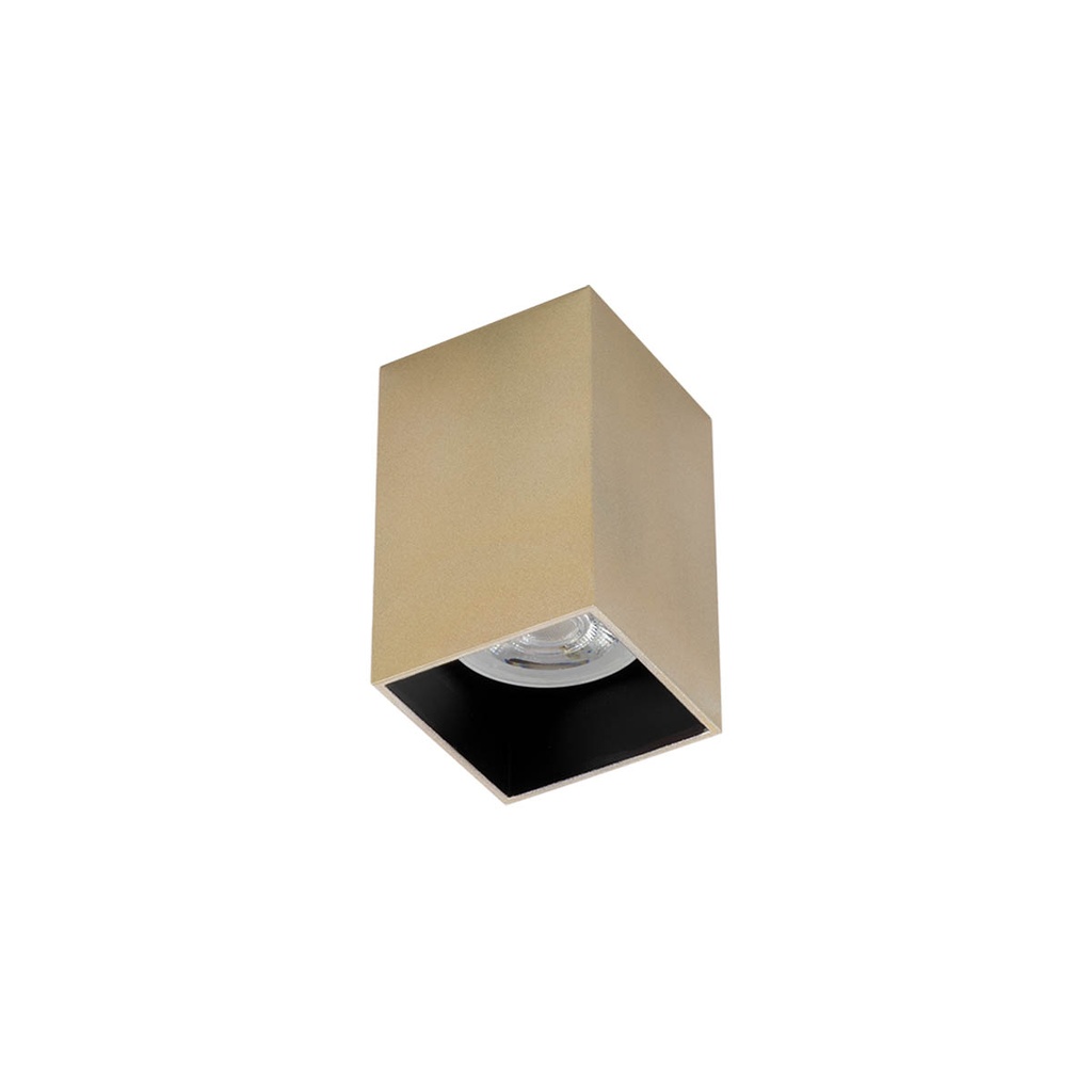 XCARD SQ. CEILING FITTING GU10/PAR16 1x50W max. 230V AC IP20 UGR<10 SGD (5.1.1)