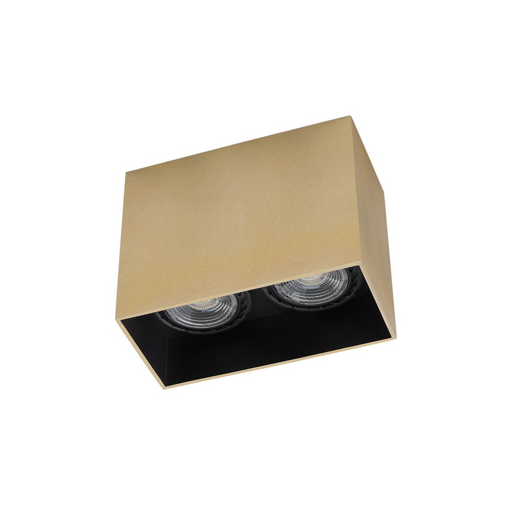 XCARD RECTANG. CEILING FITTING GU10/PAR16 2x50W max. 230V AC IP20 UGR<10 SGD (5.1.1)