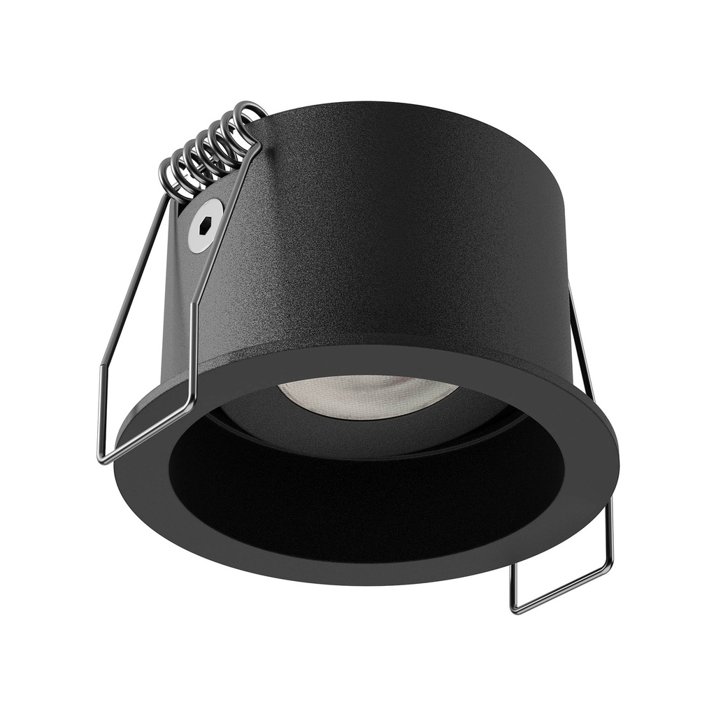 XNANO SMALL REC. ADJ. DOWNLIGHT RND. TRIMLESS 3W 350mA 3000K CRI.90 36dgr IP44 SBK (5.1.2)