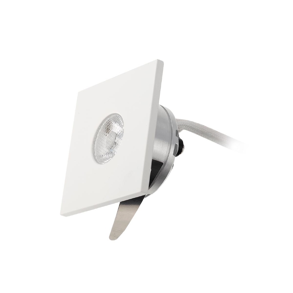 XTWIST REC. SQ. SPOT 1x3W 700mA 2-4V DC 3000K CRI.80 IP40 40° MWH (5.1.2)