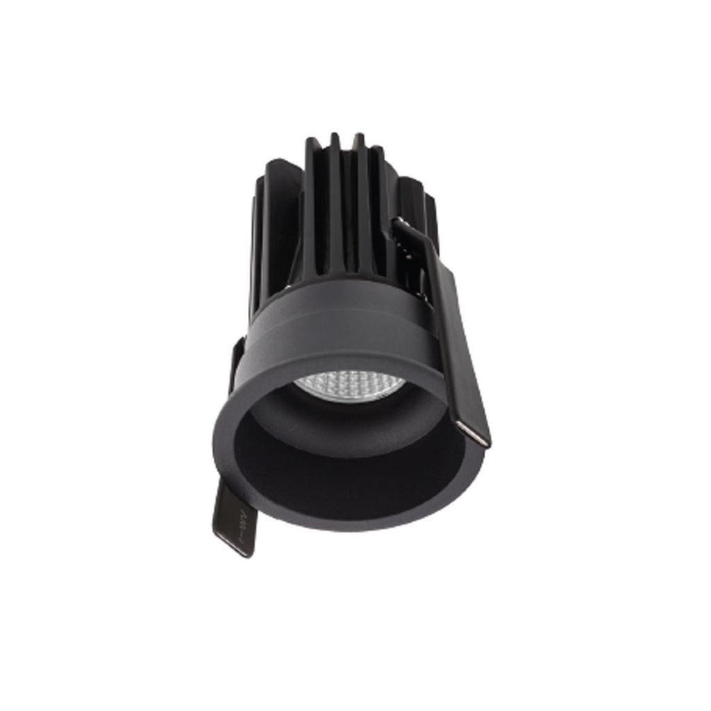 XCLUB REC. SPOT 1x7/10W 350/500mA 2-20V DC 4000K CRI.80 IP20 UGR<19 36° MBK (5.1.2)