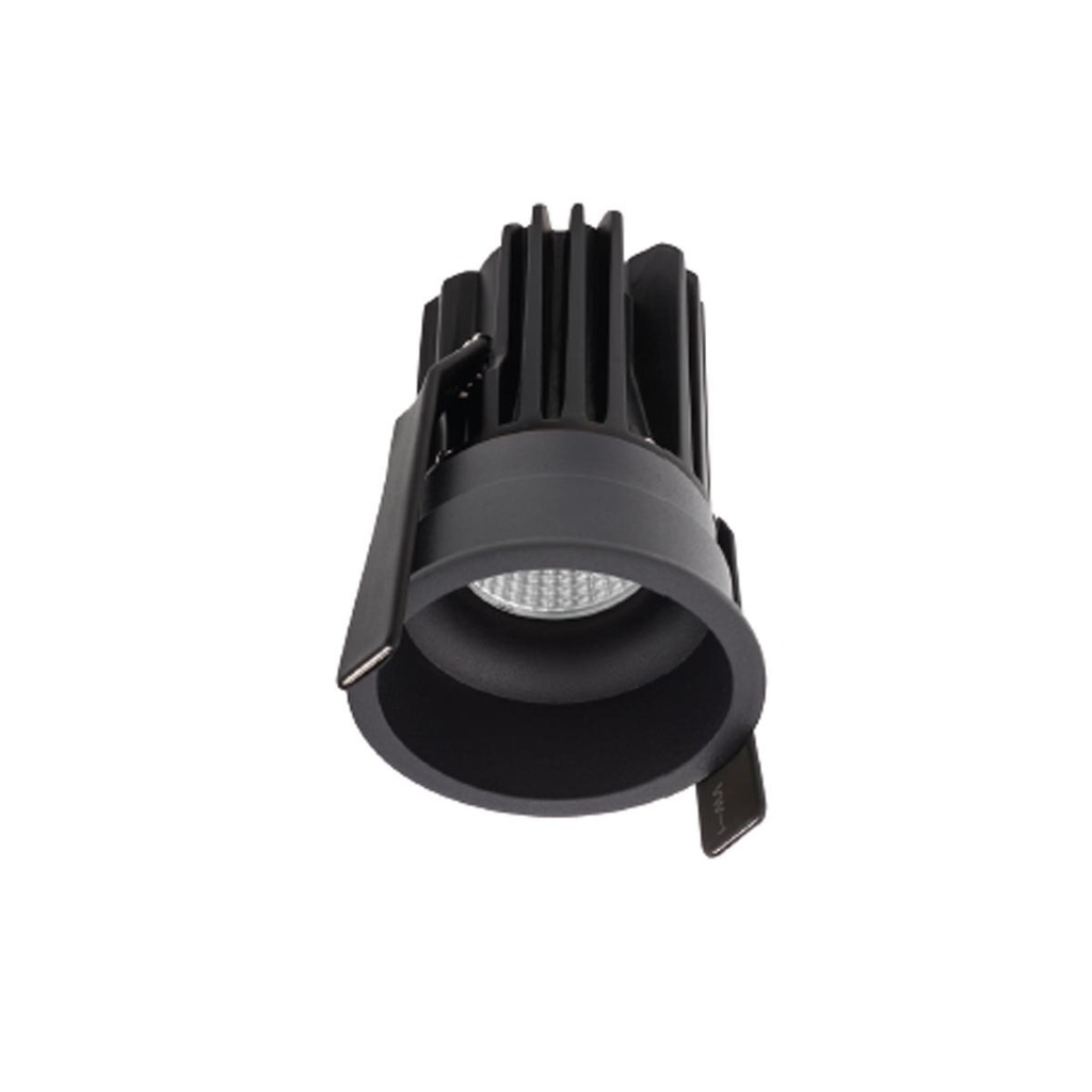 XCLUB REC. SPOT 1x7/10W 350/500mA 2-20V DC 3000K CRI.90 IP20 UGR<19 36° MBK (5.1.2)