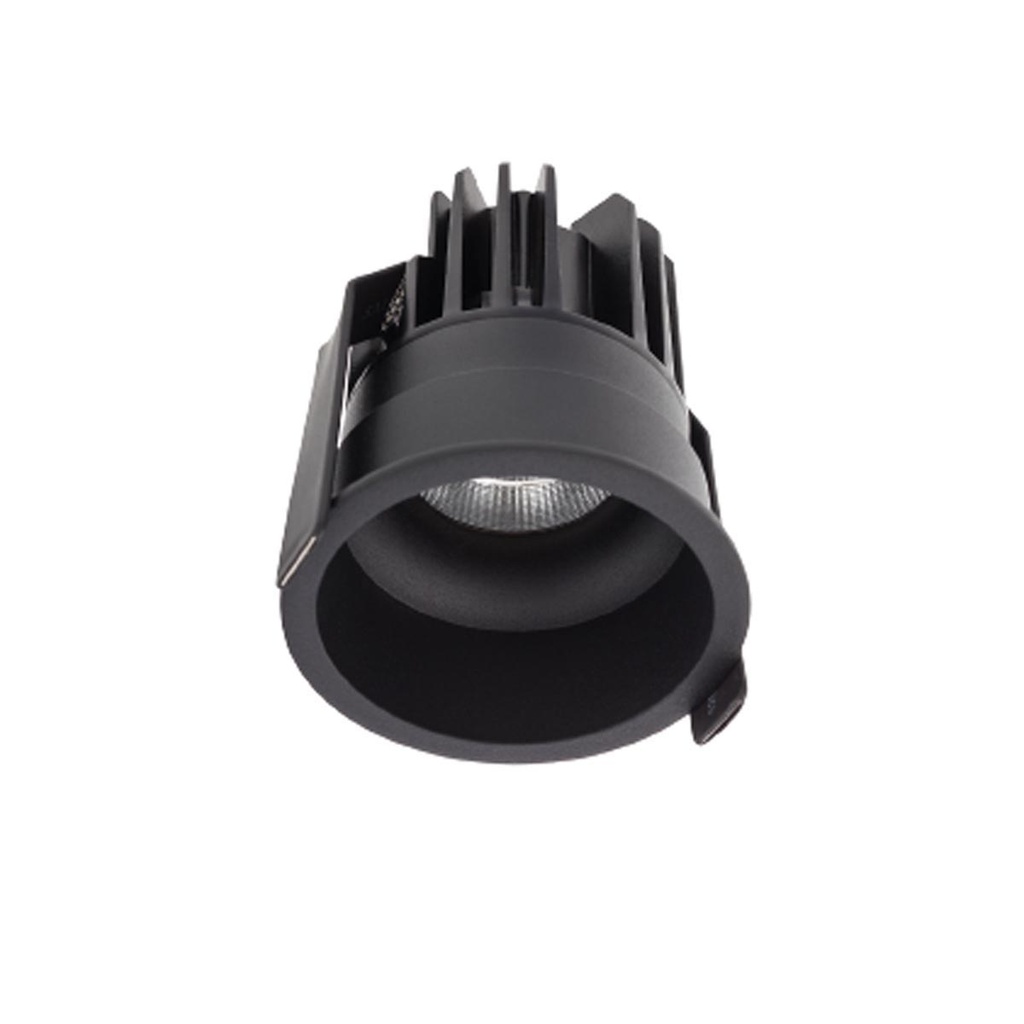 XCLUB REC. SPOT 1x11/15W 500/700mA 2-22/24V DC  4000K CRI.80 IP20 UGR<19 50° MBK (5.1.2)