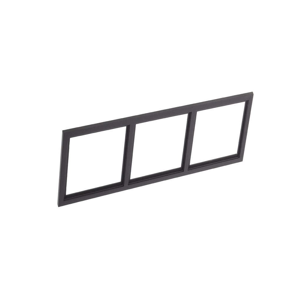 XDOMINO FRAME for 3 LED module for DM02 BK