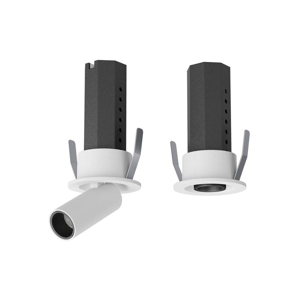 XSKATE RECESSED RETRACTABLE PROJ. 1x3W CRI.90 36dgr UGR<19 3000K IP40 SWH (5.1.2)