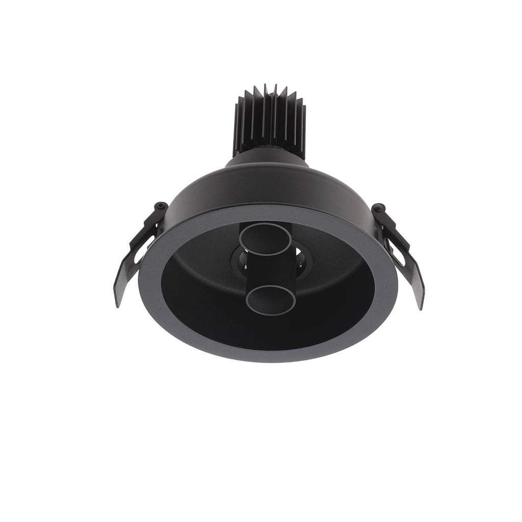 XDRILL RIM REC. FITTING 2x9W 220-240V AC 2700K CRI.90 IP20 UGR<10 18° MBK (5.1.2)