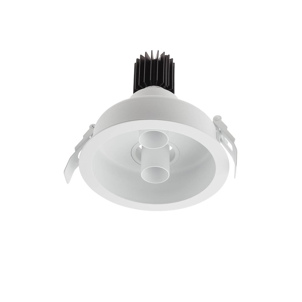 XDRILL RIM REC. FITTING 2x9W 220-240V AC 2700K CRI.90 IP20 UGR<10 18° MWH (5.1.2)