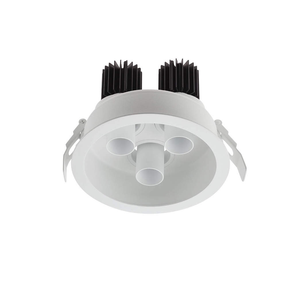 XDRILL RIM REC. FITTING 3x9W 220-240V AC 3000K CRI.90 IP20 UGR<10 18° MWH (5.1.2)