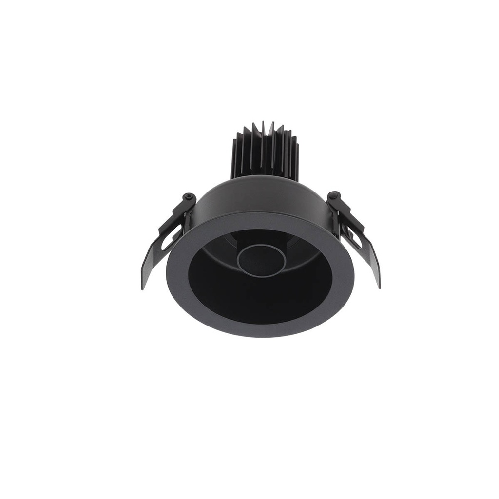XDRILL RIM REC. FITTING 1x9W CENTRAL 220-240V AC 2700K CRI.90 IP20 UGR<10 18° MBK (5.1.2)
