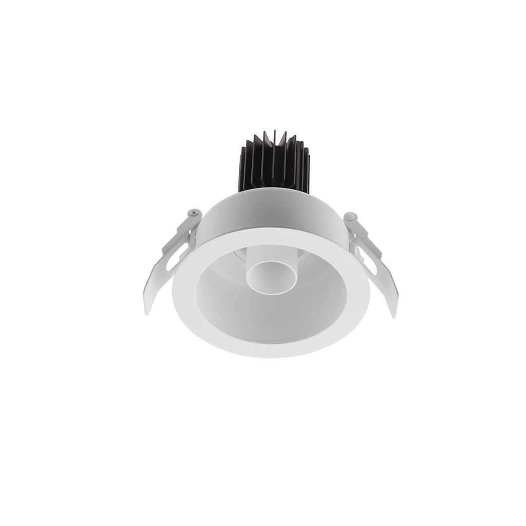 XDRILL RIM REC. FITTING 1x9W CENTRAL 220-240V AC 2700K CRI.90 IP20 UGR<10 18° MWH (5.1.2)