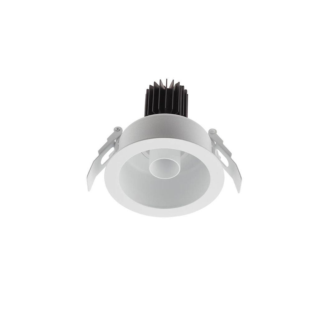 XDRILL RIM REC. FITTING 1x9W CENTRAL 220-240V AC 3000K CRI.90 IP20 UGR<10 18° MWH (5.1.2)