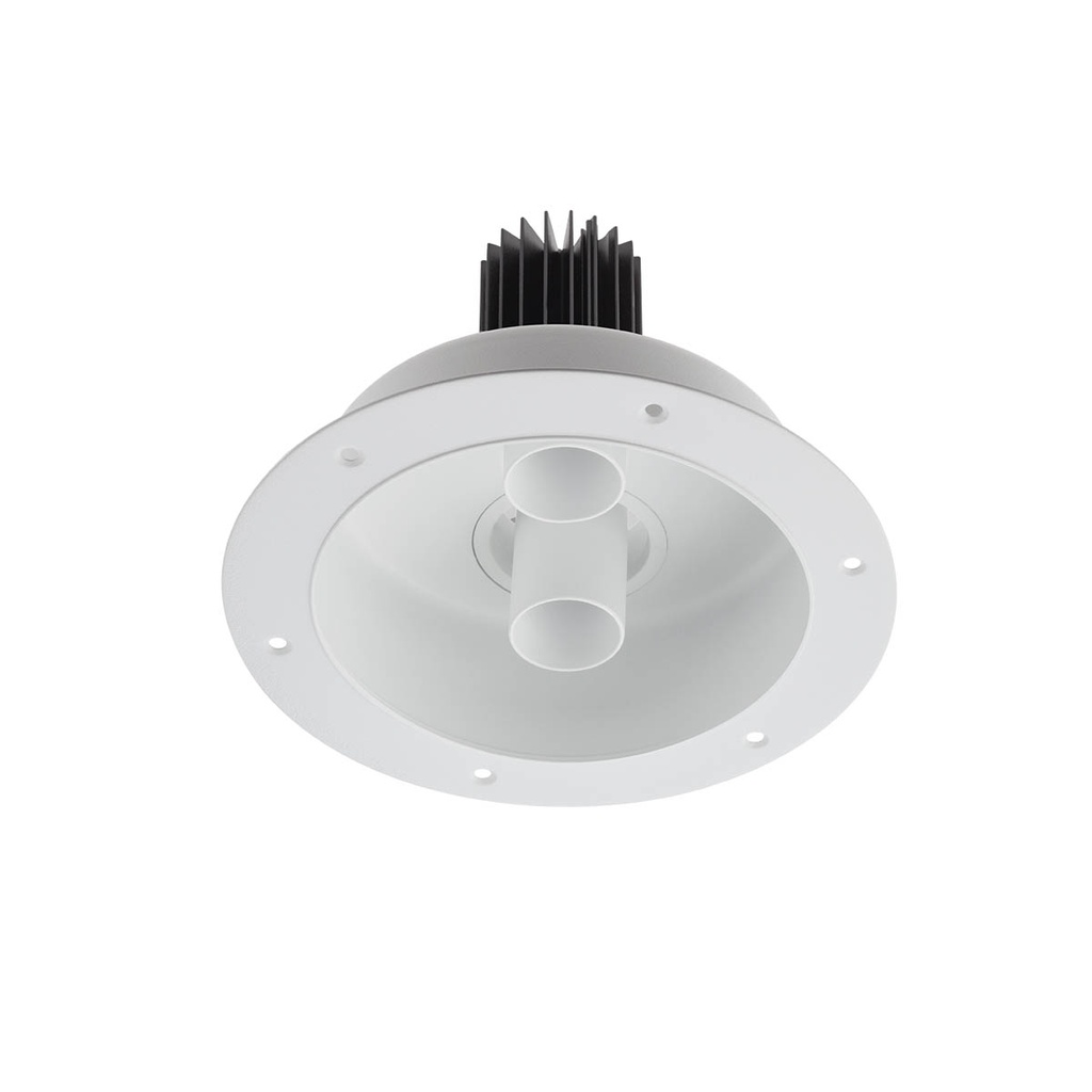 XDRILL TRIM. REC. FITTING 2x9W 220-240V AC 4000K CRI.90 IP20 UGR<10 18° MWH (5.1.2)