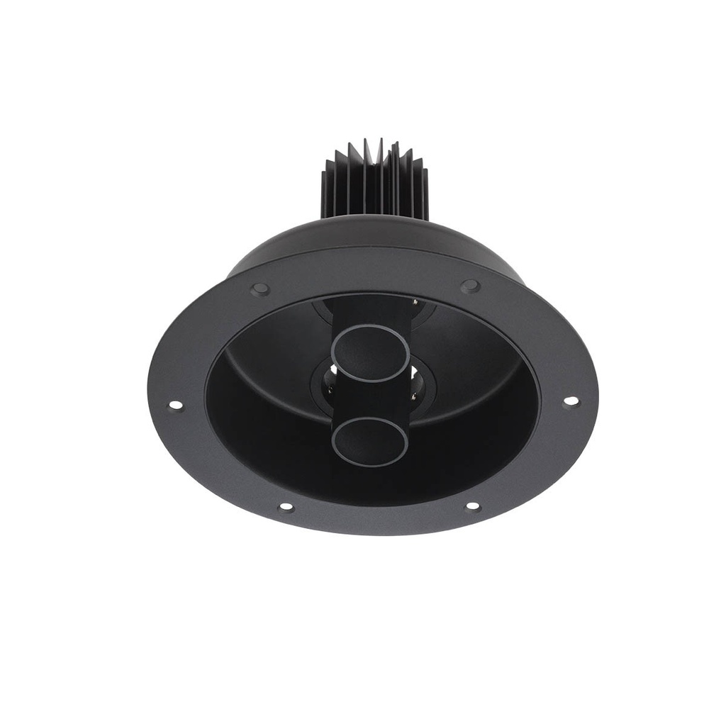 XDRILL TRIM. REC. FITTING 2x9W 220-240V AC 2700K CRI.90 IP20 UGR<10 18° MBK (5.1.2)