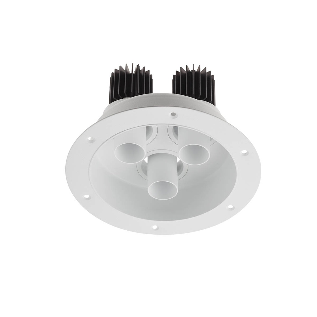 XDRILL TRIM. REC. FITTING 3x9W 220-240V AC 4000K CRI.90 IP20 UGR<10 18° MWH (5.1.2)
