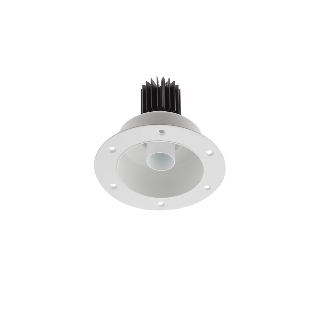 XDRILL TRIM. REC. FITTING 1x9W CENTRAL 220-240V AC 3000K CRI.90 IP20 UGR<10 18° MWH (5.1.2)
