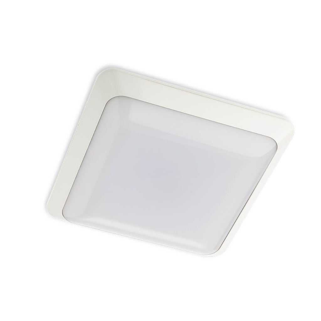 XEDGE SQ. SURF. with MOTION/DAYLIGHT SENSOR 20W 220-240V AC 4000K CRI.80 IP66 110° WH (5.1.2)