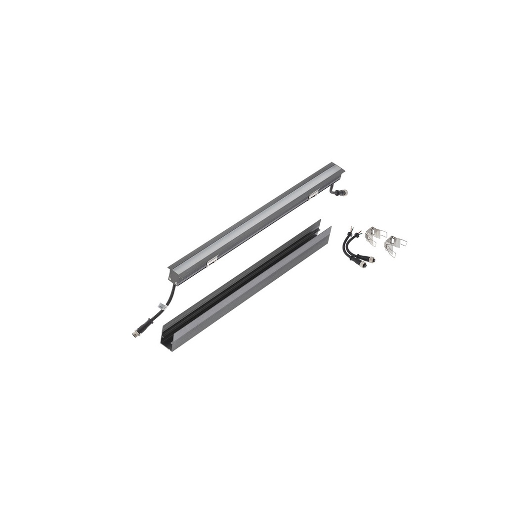 XMARKER GRND./CEILING REC. LINEAR 12W 24V DC 4000K CRI.80 500 mm IP67 120° DG (4.1.2)