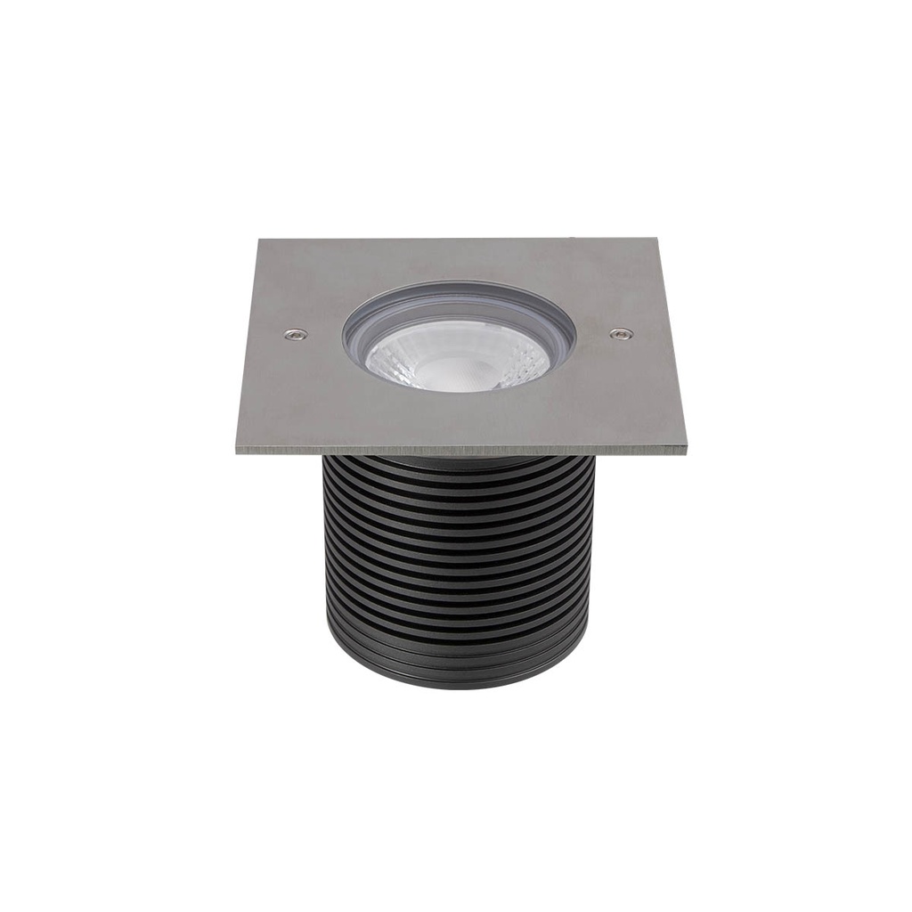 XGROUND GRND. SQ. REC. FITTING 1x25W 90-265V AC 3000K CRI.80 IP67 36° SS (5.1.2)
