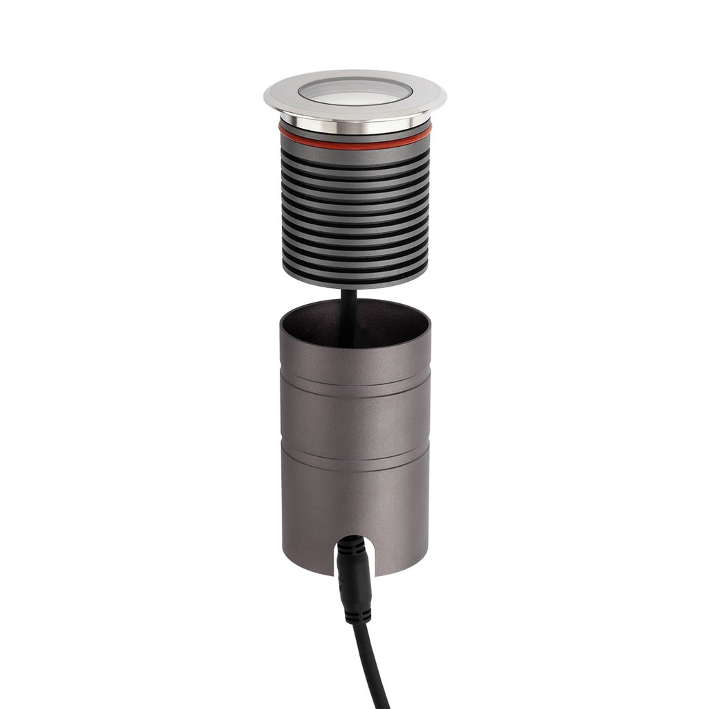 XGROUND GRND. RND. REC. FITTING 10W 100-265V AC 4000K IP67 3° SS (5.1.2)