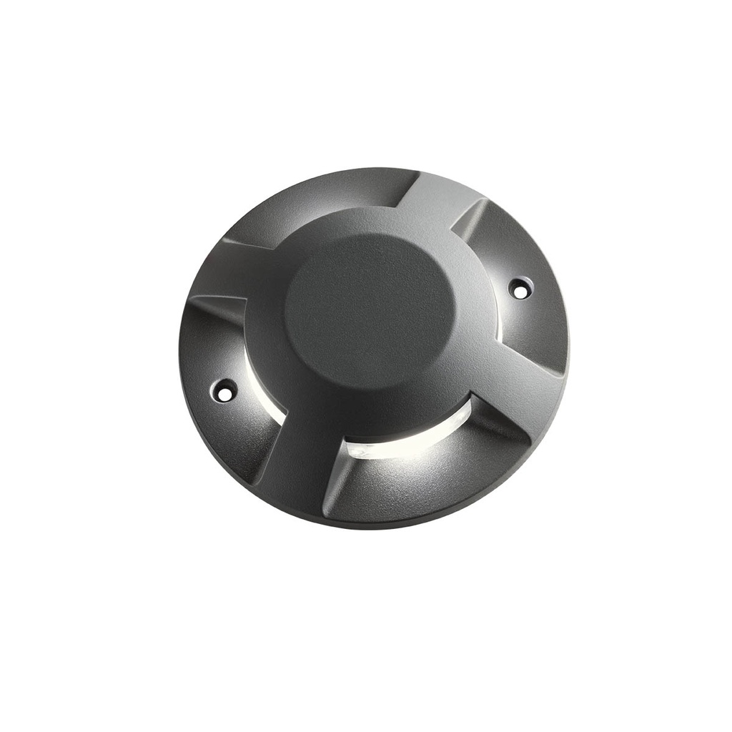 XPUCK GROUND SURF. FIXTURE 1x6W 220-240V AC 3000K CRI.80 IP67 4 directions DG (5.1.2)