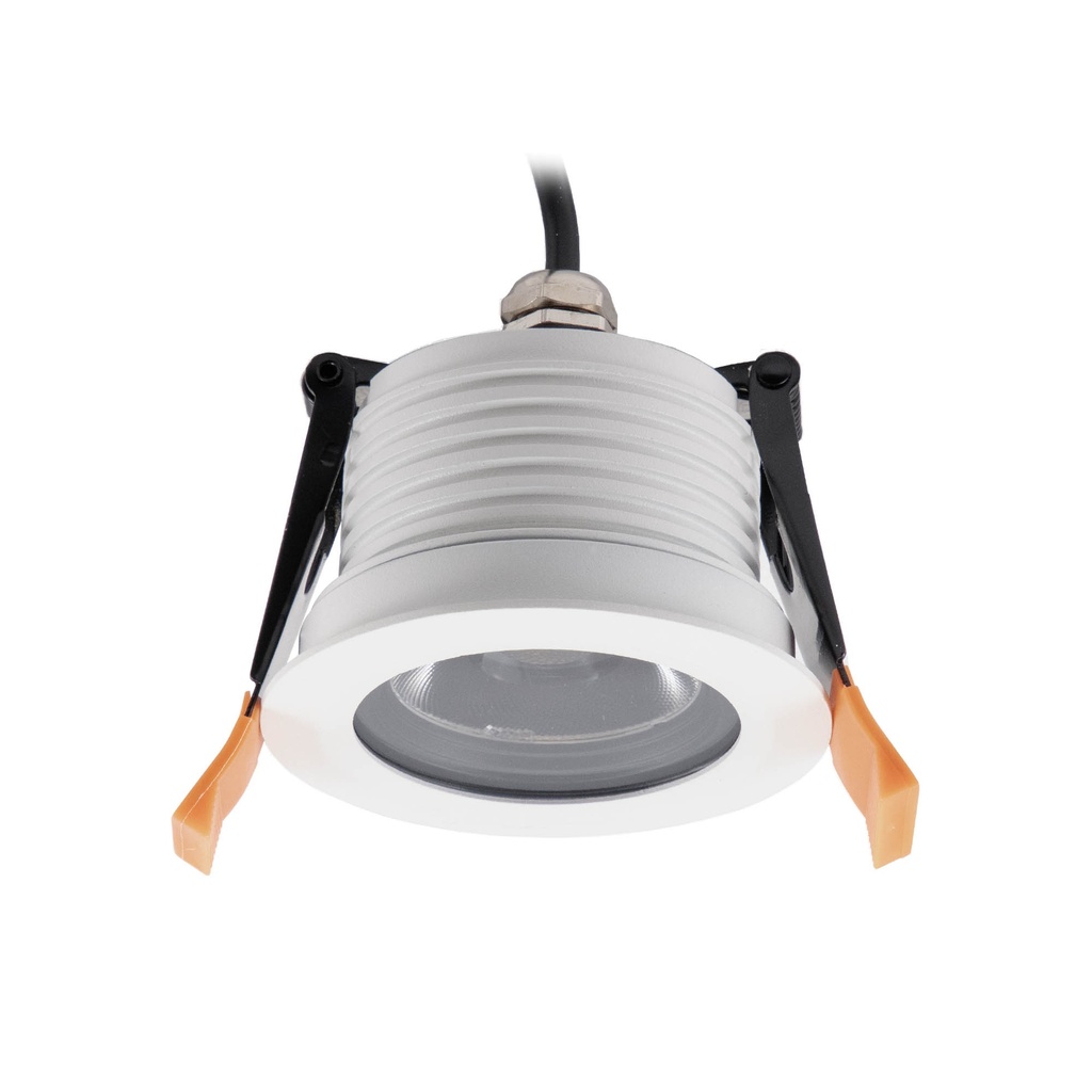 XSAL RND. RECESSED DOWNLIGHT 12W 110-240VAC 3000K IP65 IK06 SWH (5.1.2)