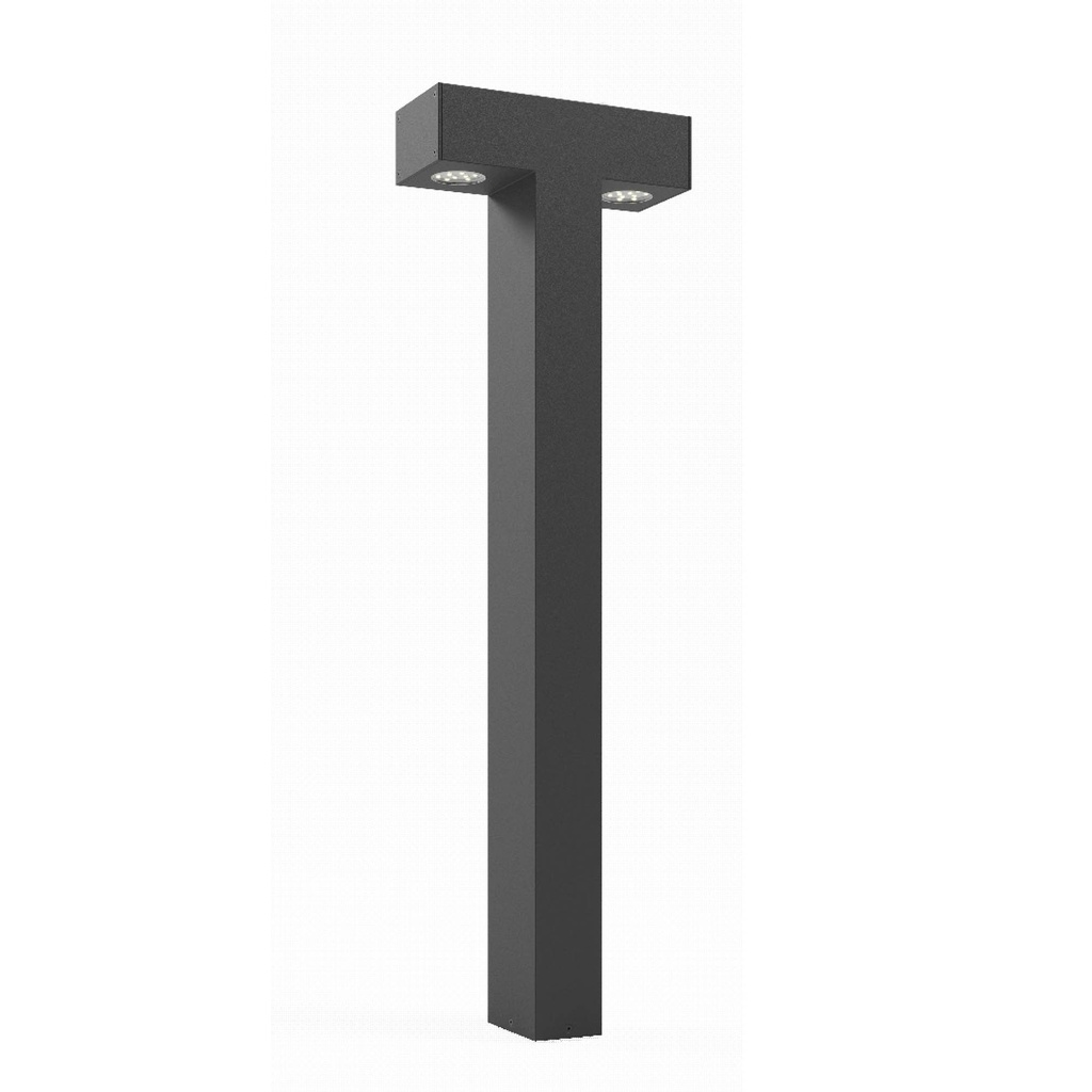 XTORRE STREET LIGHT 1Mr 2x10W 4000K T2-S optic DG (4.1.2)