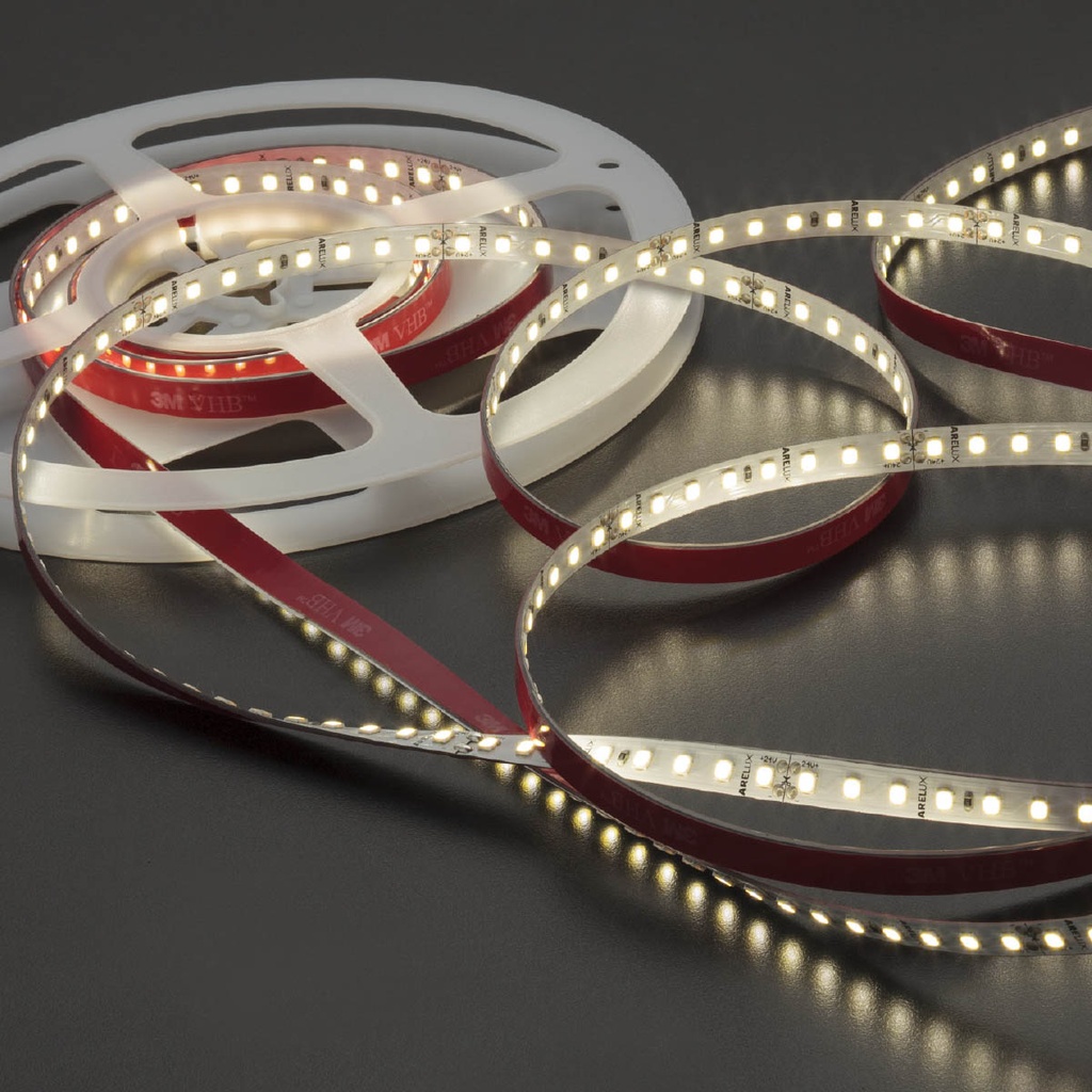 XRIBO IP20 CRI90 5m/reel LEDS STRIP 12W/m 128 LED/m 24V DC 4000K >115° (5.1.2)