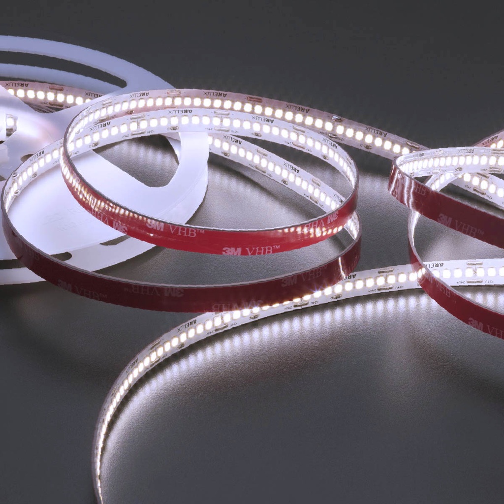 XRIBO IP20 5m/reel LEDS STRIP 22W/m 240 LED/m 24V DC 6000K CRI.80 >115° (5.1.2)