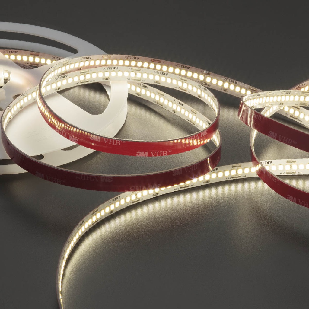 XRIBO IP20 5m/reel LEDS STRIP 22W/m 240 LED/m 24V DC 4000K CRI.80 >115° (5.1.2)