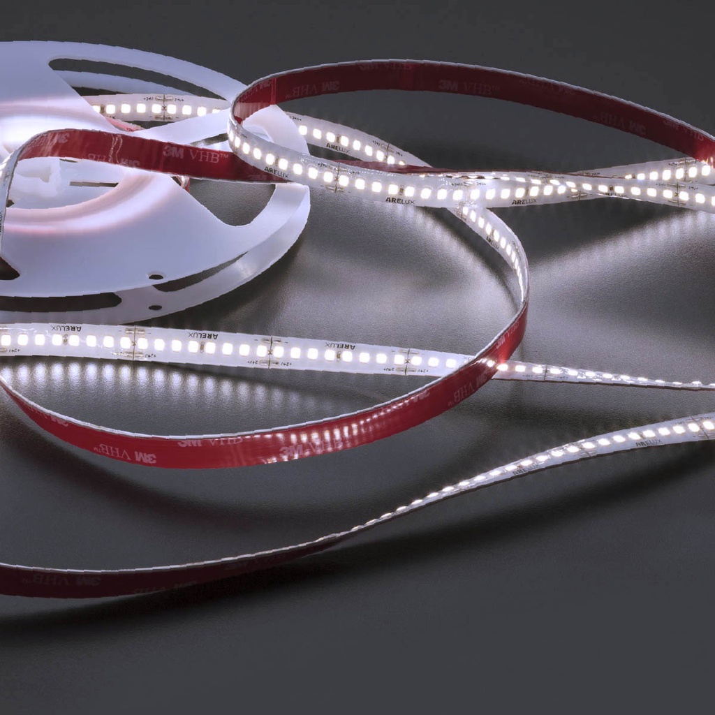 XRIBO IP66 5m/reel LEDS STRIP 18W/m 192LED/m 24V DC 6000K CRI.80 >115° (5.1.2)
