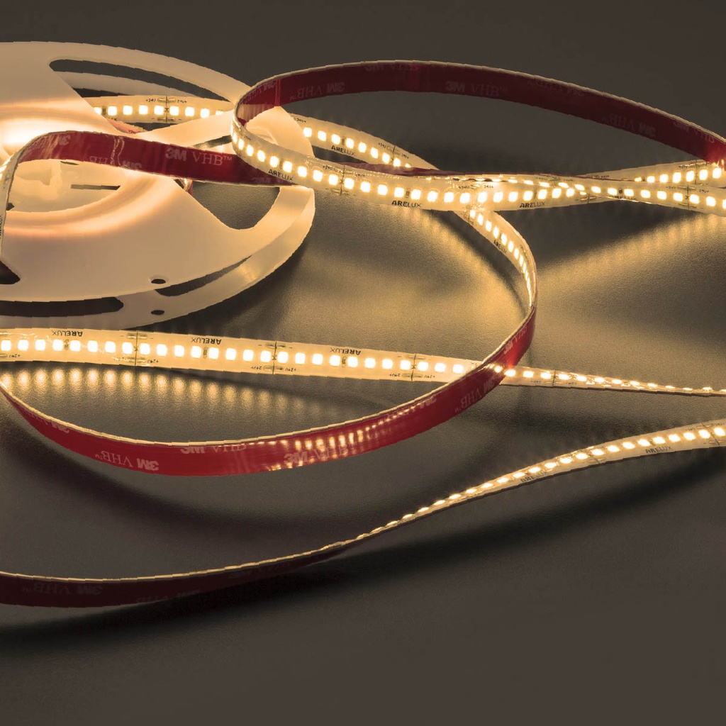 XRIBO IP66 5m/reel LEDS STRIP 18W/m 192LED/m 24V DC 2700K CRI.80 >115° (5.1.2)