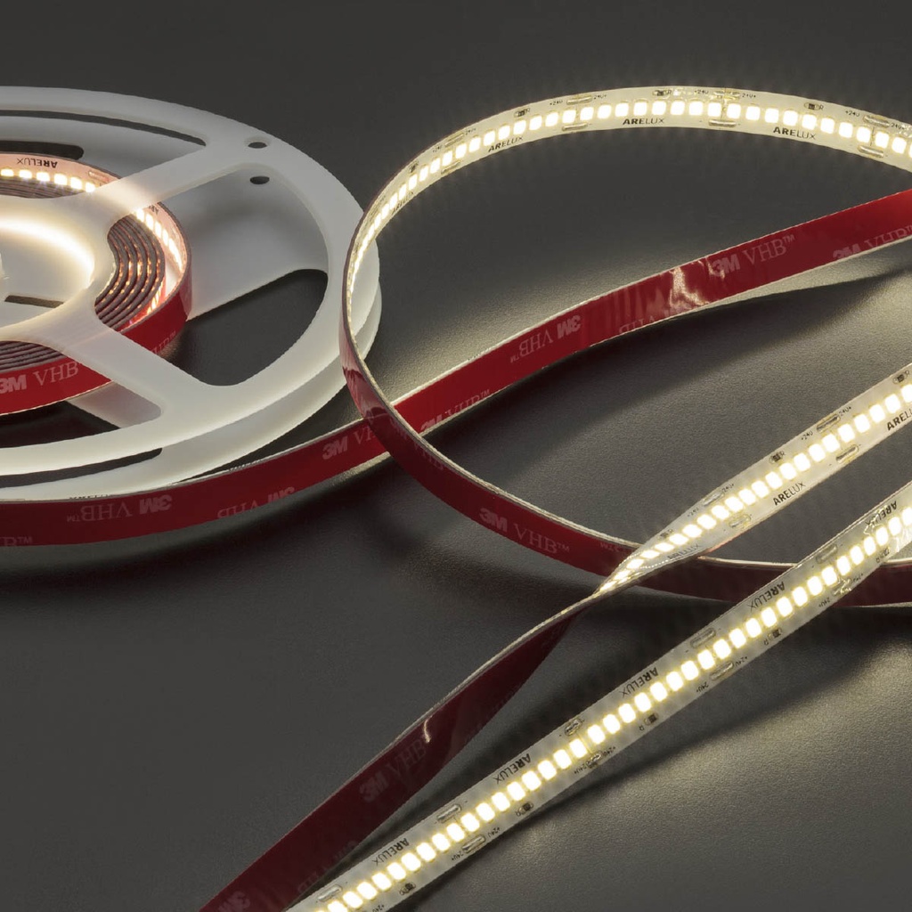 XRIBO IP66 5m/reel LEDS STRIP 22W/m 240 LED/m 24V DC 4000K CRI.80 >115° (5.1.2)