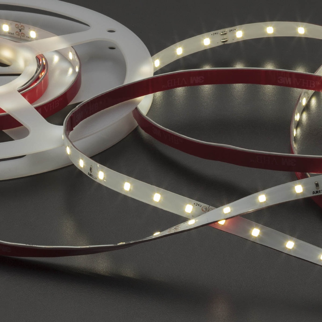 XRIBO IP66 5m/reel LEDS STRIP 6W/m 64LED/m 24V DC 4000K CRI.80 >115° (5.1.2)