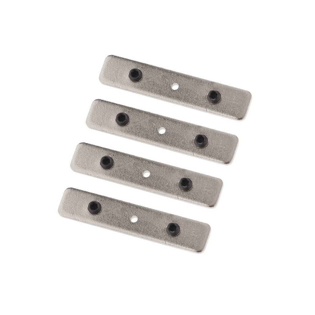 XROPE SET OF 4 STEEL CLAMPS for LINEAR CONNECTION OF 2 PRF080/200 PROFILES