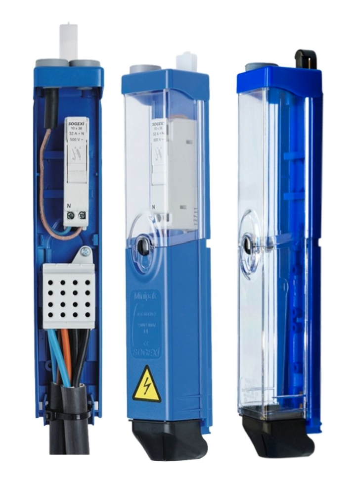 MINIPAK - Sorties lampes haut - Bleu - 2FPN2A  B-1BE2N + 3BE2P + 1MS4/6J 2TET7/10